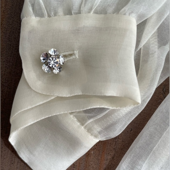Miu Miu organza crystal embellished blouse NWT - Picture 5 of 5